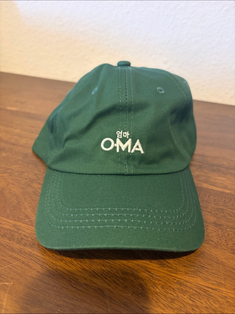 OMA NEW Green Seaweed Cotton Baseball Cap Hat